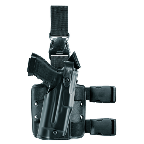 Model 6305 ALS/SLS Tactical Holster w/ Quick-Release Leg Strap for Glock 17 Gens 1-4 w/ Light