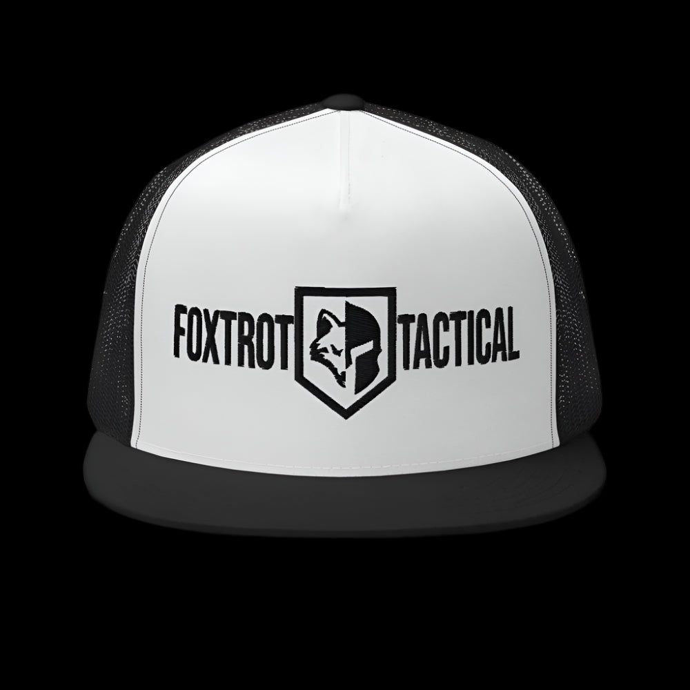 FOXTAC Shield - White and Black Trucker