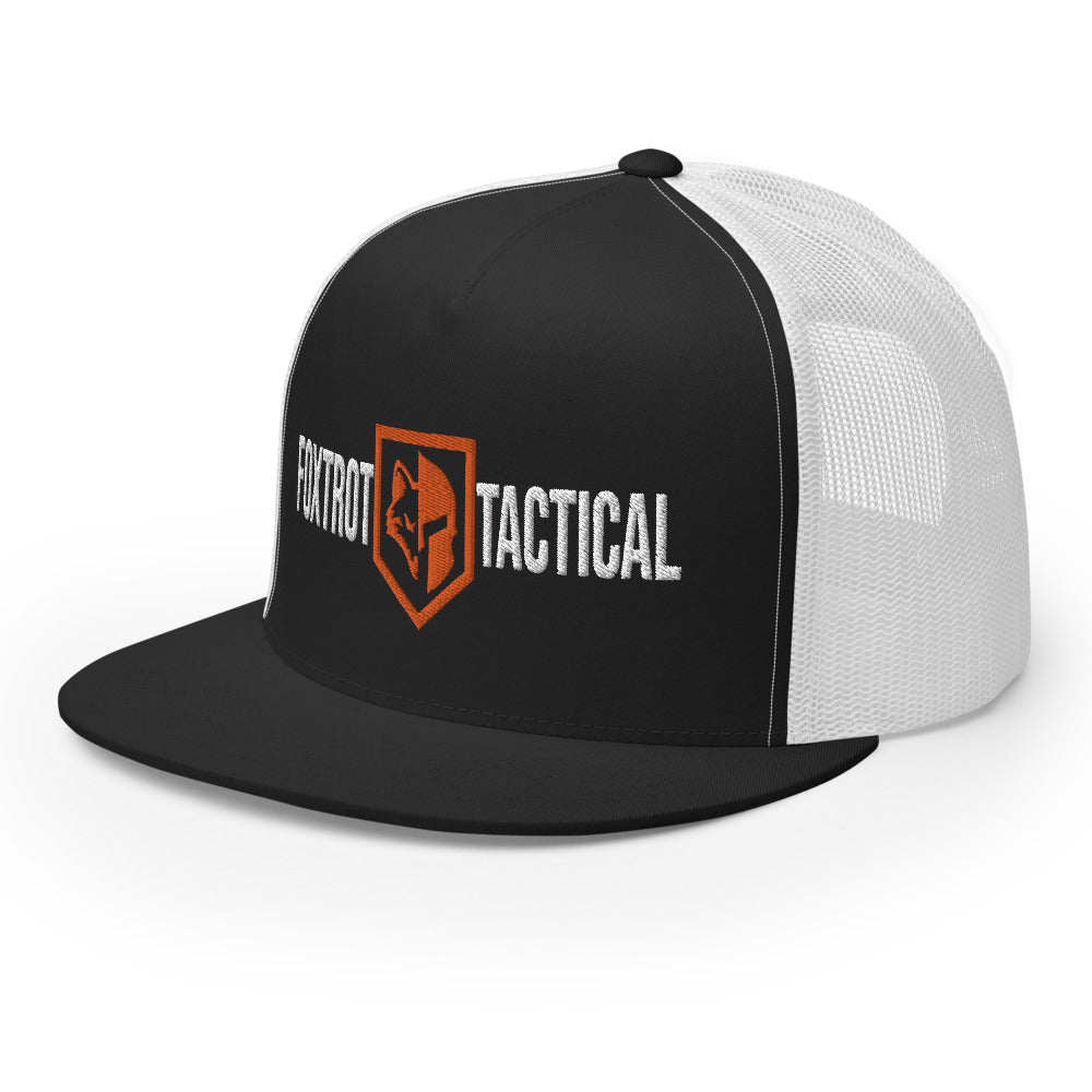 FOXTAC Shield - Black/White with two tone logo