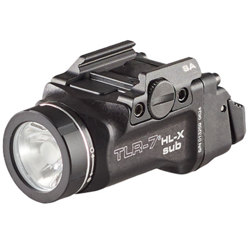 TLR-7 HL-X sub USB (1913 short) - Includes mounting kit with keys, multi-tool, (1) SL-B9 Li-Ion rechargeable battery pack, and USB-C cord - Black