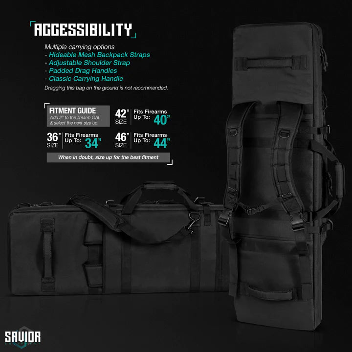Specialist Double Rifle Case - Black